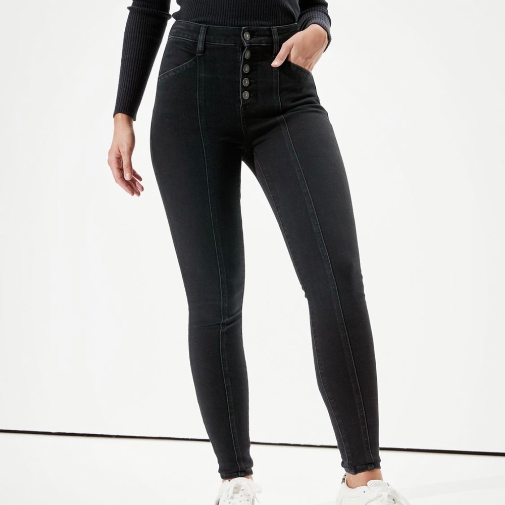 SOLD american eagle dream super highwaisted black